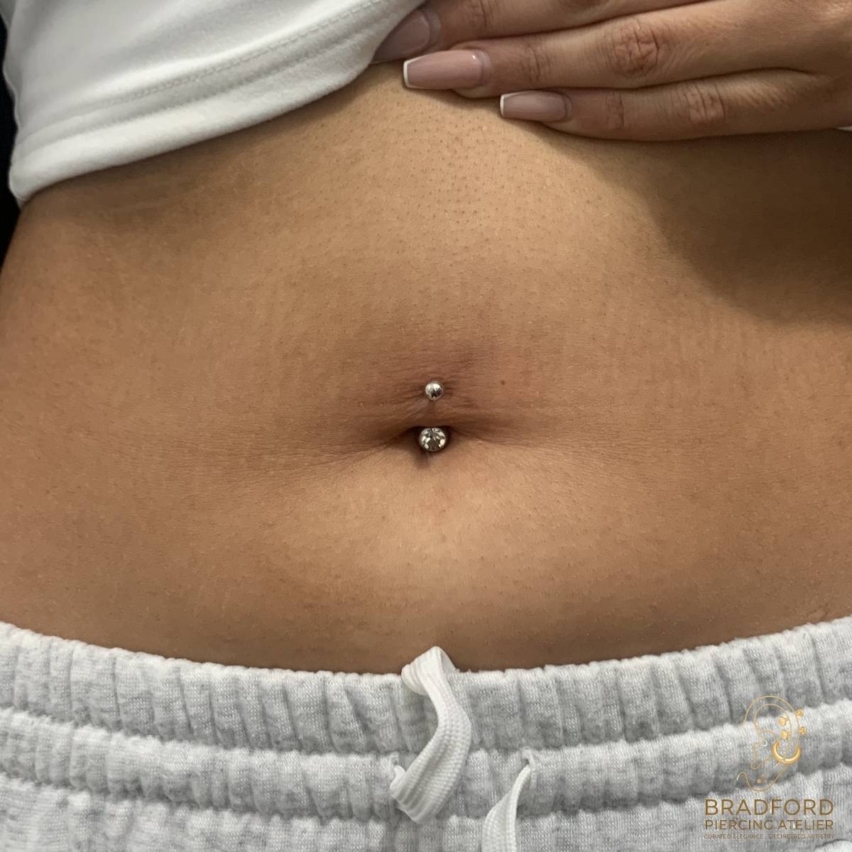 Navel piercing