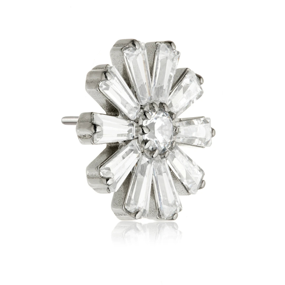 TiCouture product image: Ti Threadless Jewelled Sunflower Attachment.